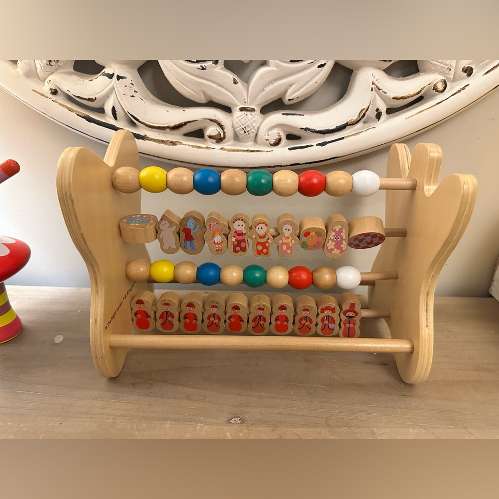 Colorful Wooden Abacus In the Night Garden Toy